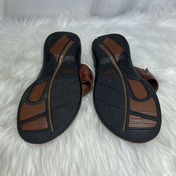 Dr. Andrew Weil Orthotic Hope Brown Leather Sandals Sz 7 - Picture 6 of 6